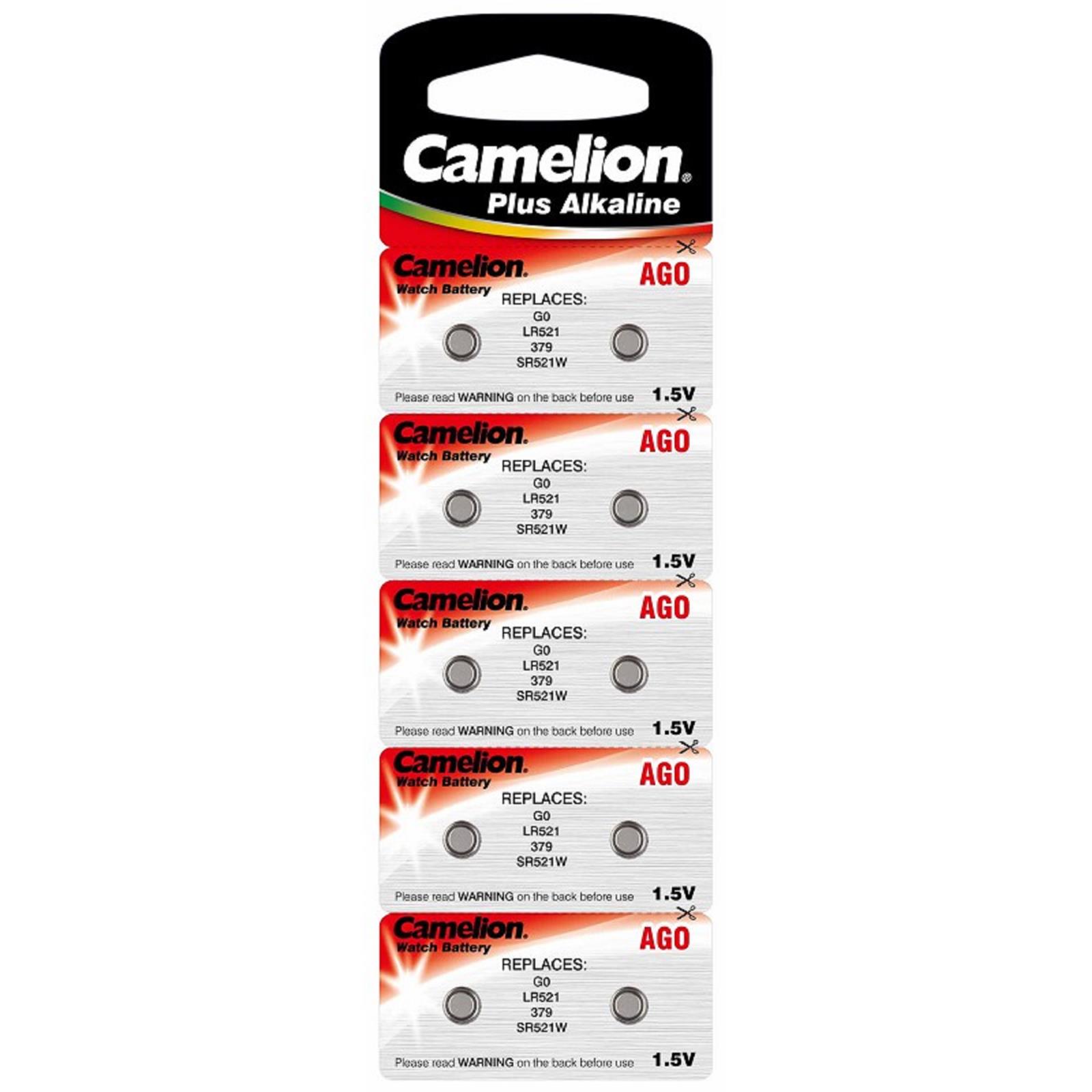 Alkaline Knopfzelle Camelion AG0/LR63/LR521/379