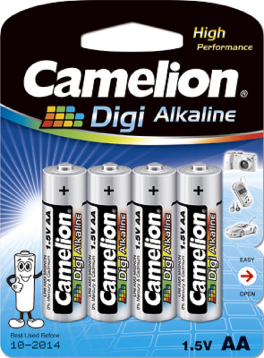 Digi Alkaline Batterien Camelion LR6 Mignon AA