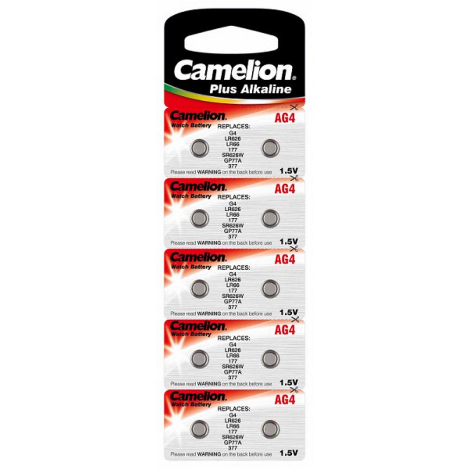 Alkaline Knopfzelle Camelion AG4/LR66/LR626/377