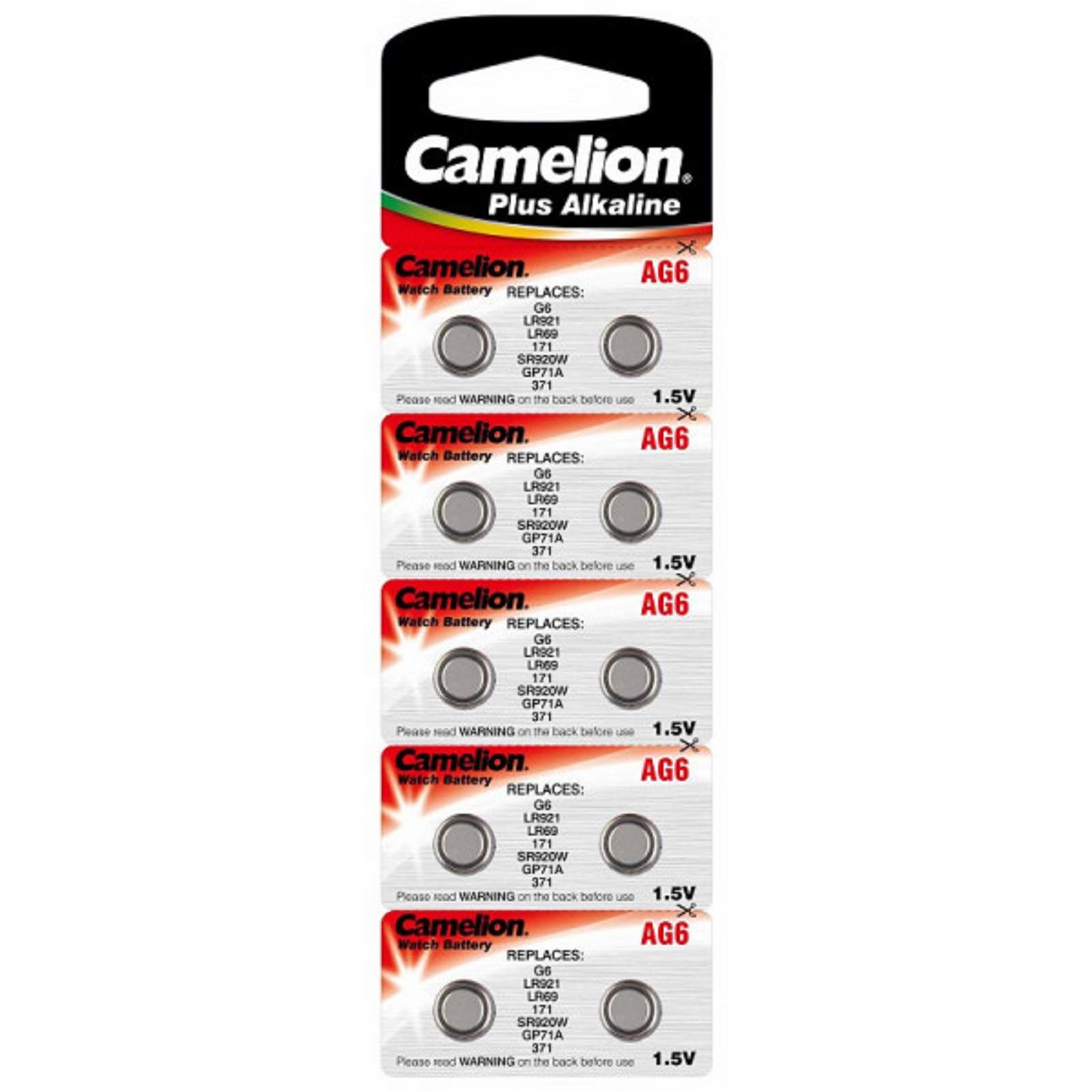Alkaline Knopfzelle Camelion AG6/LR69/LR921/371