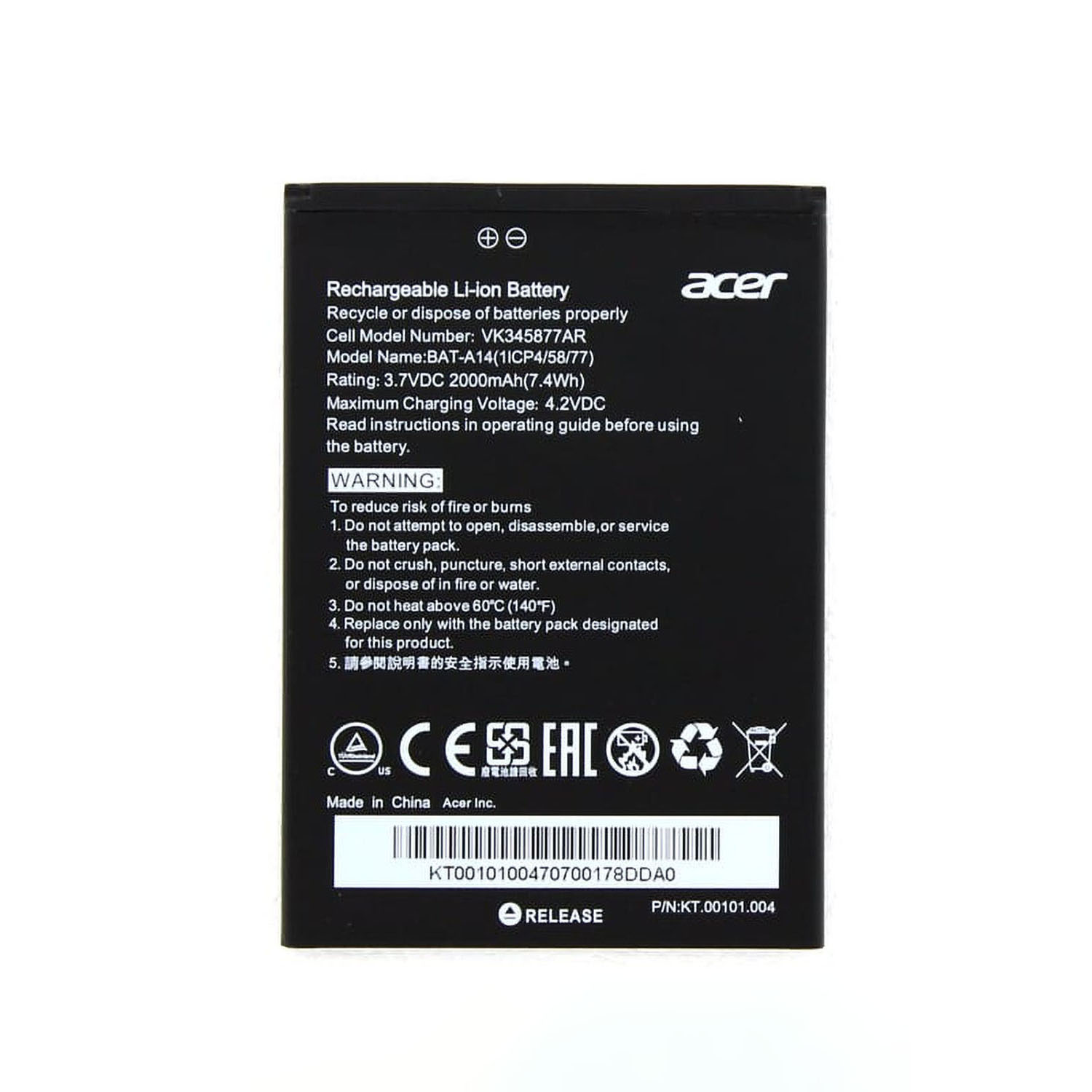 Original Akku für Acer Liquid Z6