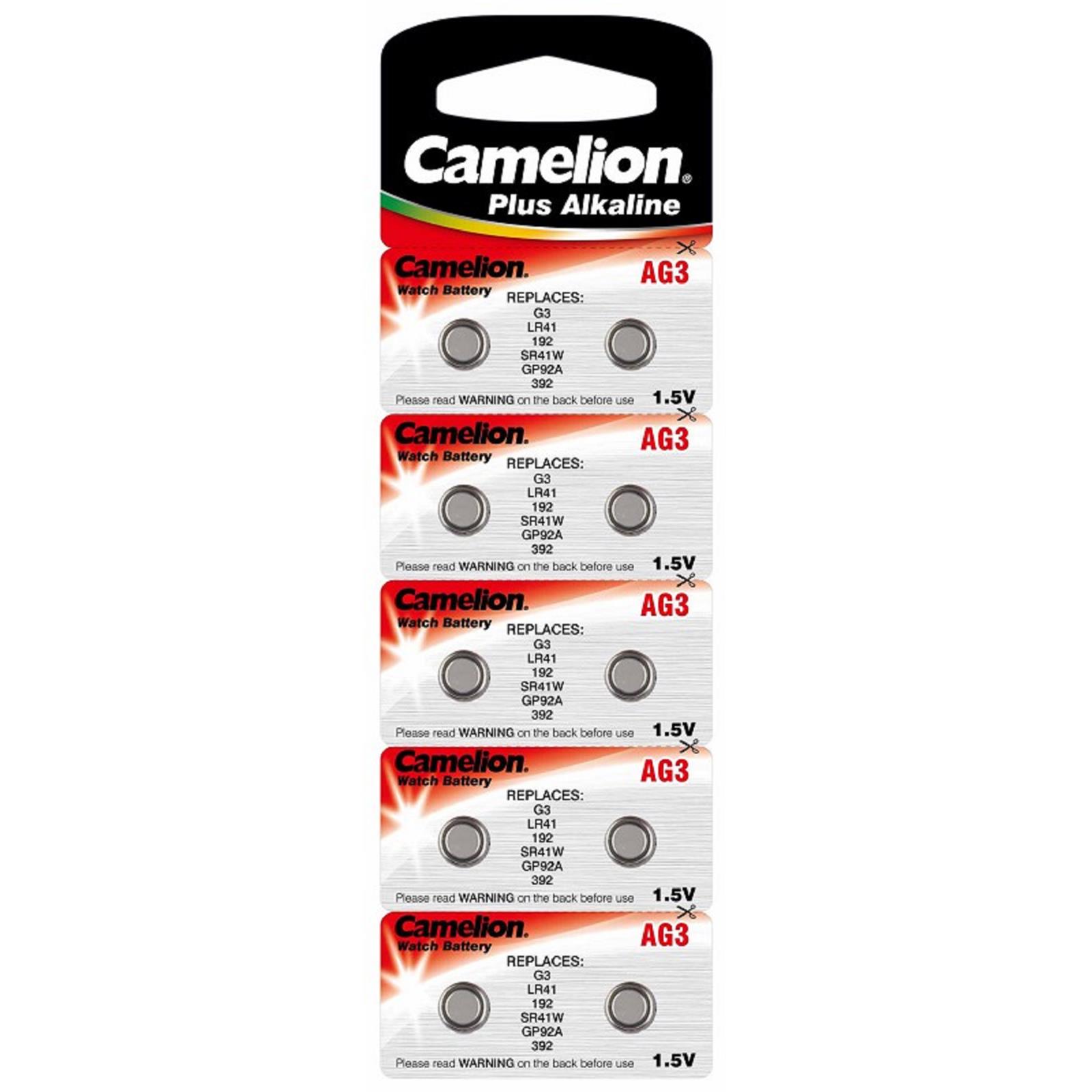Alkaline Knopfzelle Camelion AG3/LR41/LR736/392