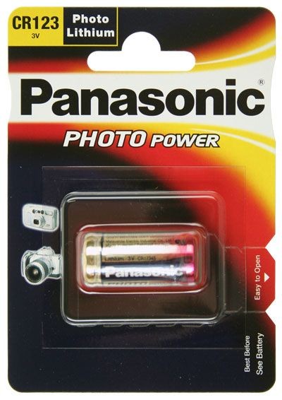 Fotobatterie Panasonic CR123A