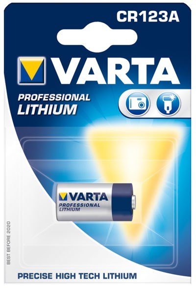 Original Lithium Batterie VARTA Professional 6205 CR123