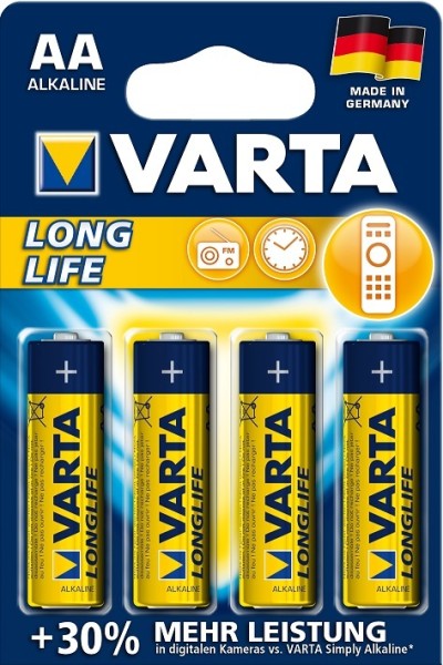 Original Microbatterien VARTA Longlife 4106 Mignon AA