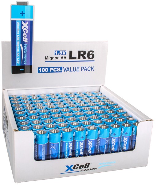 100er Sparbox Alkaline Batterien l LR6 Mignon AA