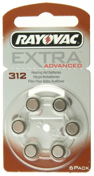 Hörgerätebatterie Rayovac PR41