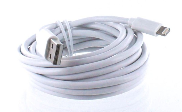 3 Meter USB-Ladekabel kompatibel mit Apple Lightning