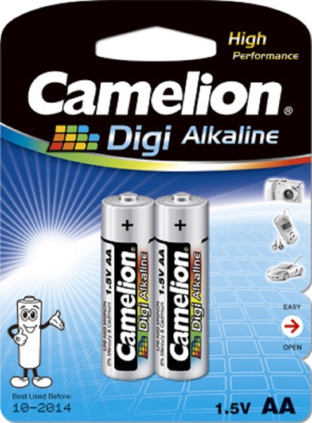 Digi Alkaline Batterien Camelion LR6 Mignon AA